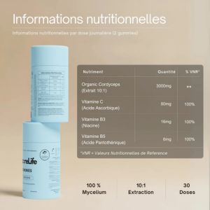 Vitamines et Cordyceps