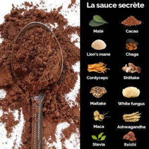 composition magic powder chocolat