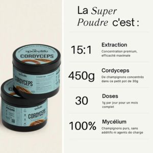 Détails cordyceps Sporelife