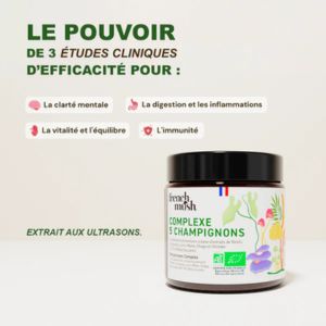 Bienfaits 5 champignons
