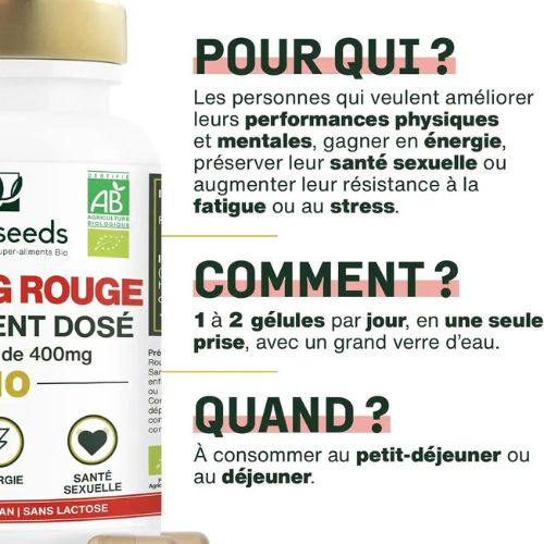 Avantages Ginseng Rouge