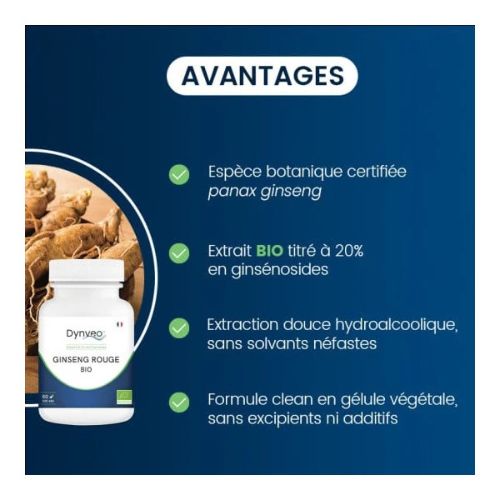 Avantages Ginseng Bio