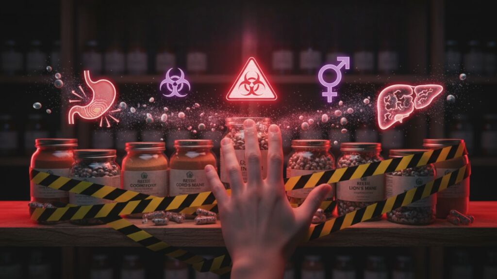 Dangers des champignons adaptogènes