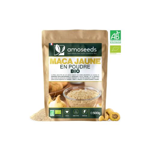 Maca Jaune Bio Poudre Amoseeds