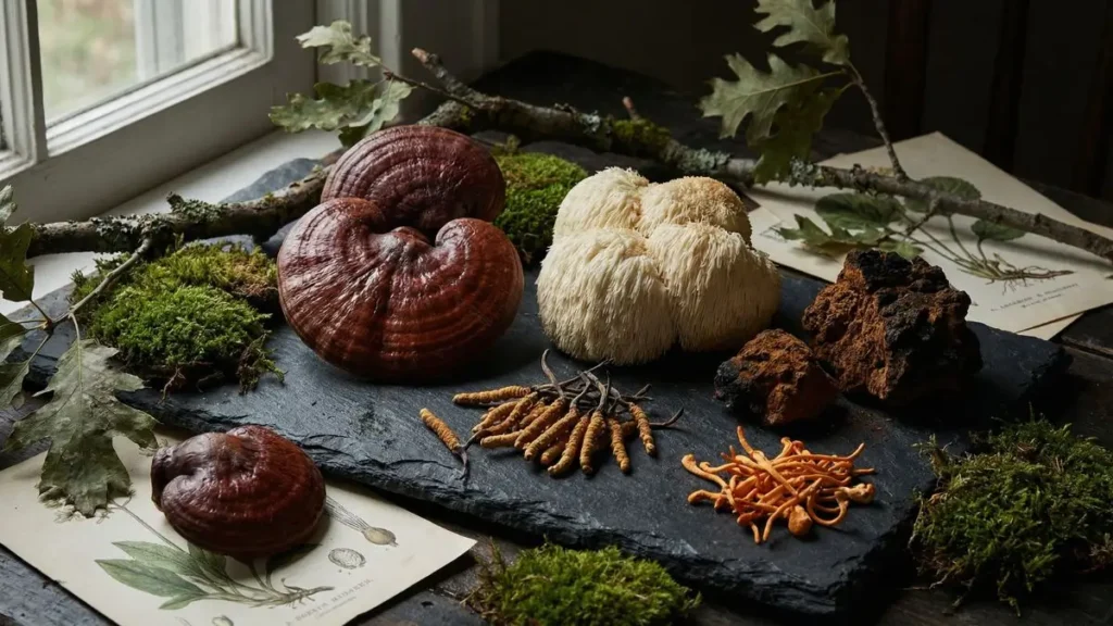 champignons vs plantes