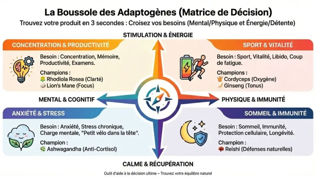 Le guide des adaptogènes Le guide des adaptogènes