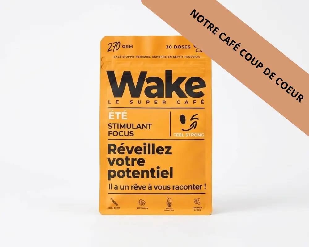 Wake - Super café aux champignons adaptogènes et collagène
