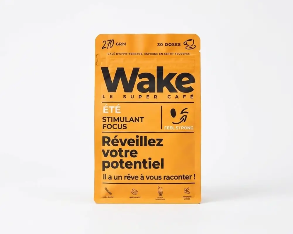 Wake - Super café aux champignons adaptogènes et collagène