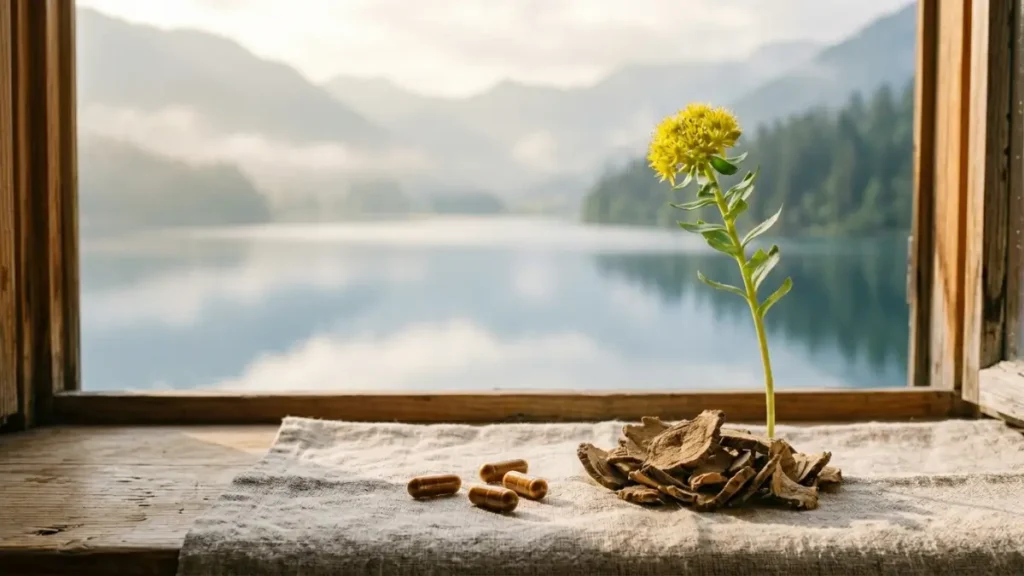 adaptogène Rhodiola ou maca adaptogène Rhodiola ou maca