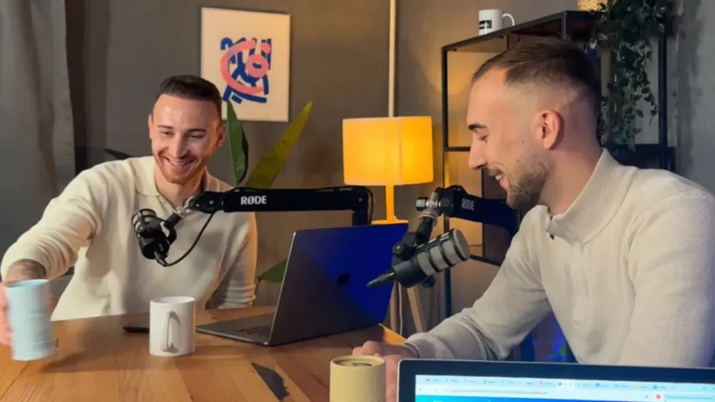 Chris et Lucas fondateur de Sporelife Christopher Cavazzana et Lucas Verheyden, co-fondateurs de Sporelife