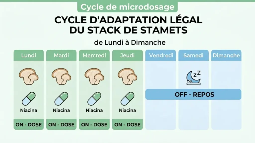 Protocole stack de stamets Protocole stack de stamets