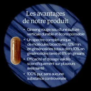 Avantages Ginseng rouge Dynveo